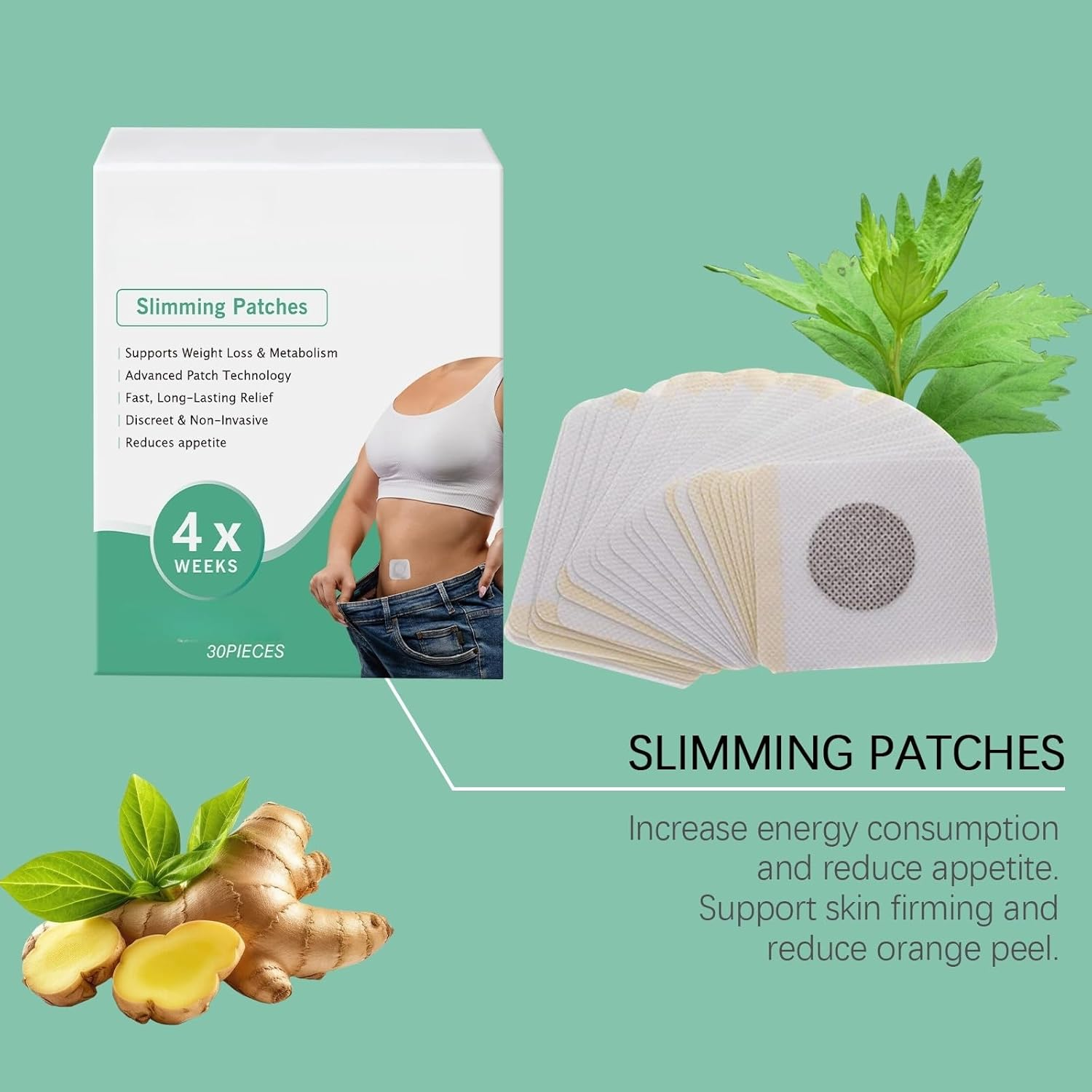 Body Patches for Women over 50 - Safe Slimming with 24H Firming & Deep Moisturizing, Easy Daily Application - 4 image number 5