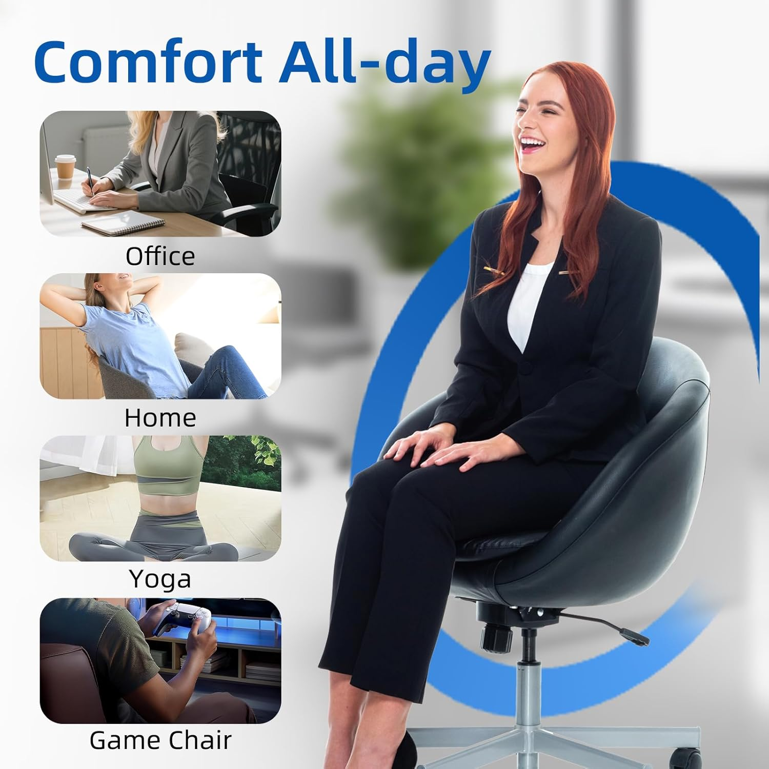 Single Room Humidifiers for Sciatica Tailbone Pain Relief, Ergonomic Office Chair Cushion with Memory Foam, Heightening Car Accessories for Relieve Pain of Back