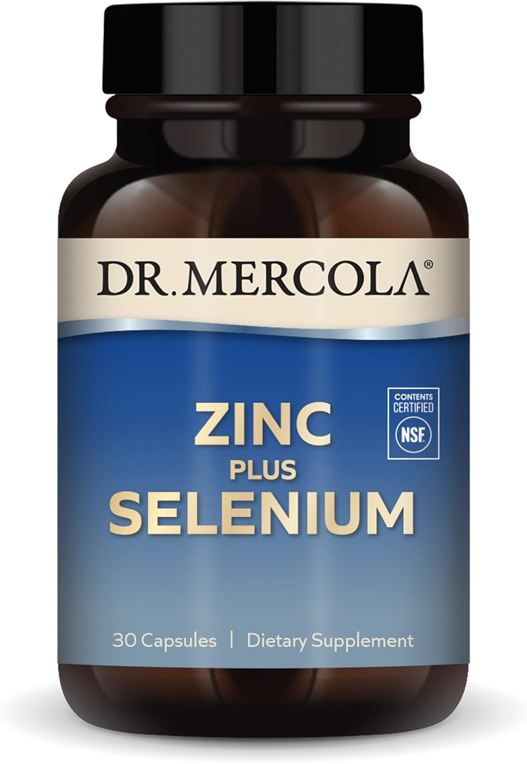 Zinc plus Selenium - 30 Capsules - Dr Mercola image number 1