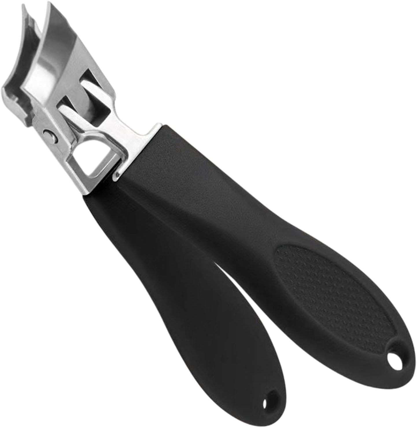 Slanted Nail Clippers - Stainless Steel Toenail Clippers Cutter, Ingrown Toenail Clippers for Thick Toenails, Wide Jaw Opening Slanted No Splash Fingernail Clippers for Seniors, Men, Women