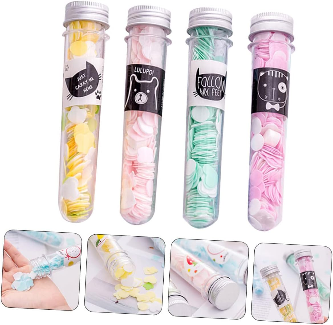 UPKOCH 4Pcs Travel Soap Paper Bath Flakes Disposable Soap Body Wash Paper Fragrant Hand image number 5