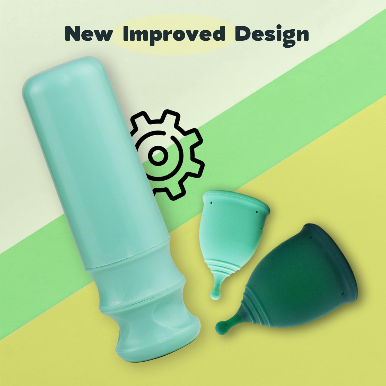 SHORDY Applicator Tool 2.0 with Lube for Menstrual Cups, Easy Insert, Reusable Period Cup Applicator Set Copa Menstrual Compact Kit for Women, Soft & Easy to Use, Works with Most Cups image number 2