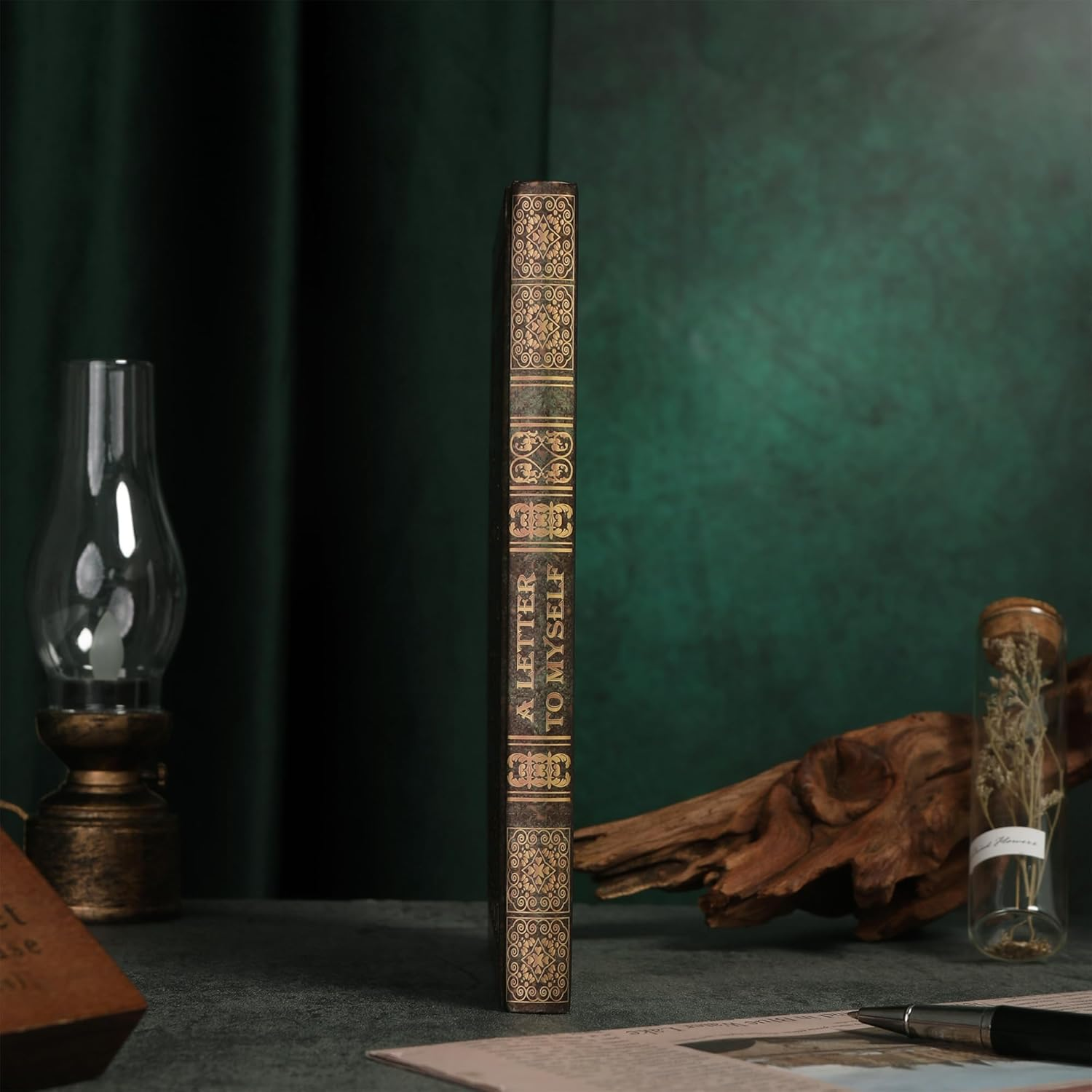 MGGAO Line Notebooks for Women Men, A5 Aesthetic Hardcover Ruled Diary, 100 GSM Journals for Writing for Work, Note Taking, Office School - Flowers 03 image number 5