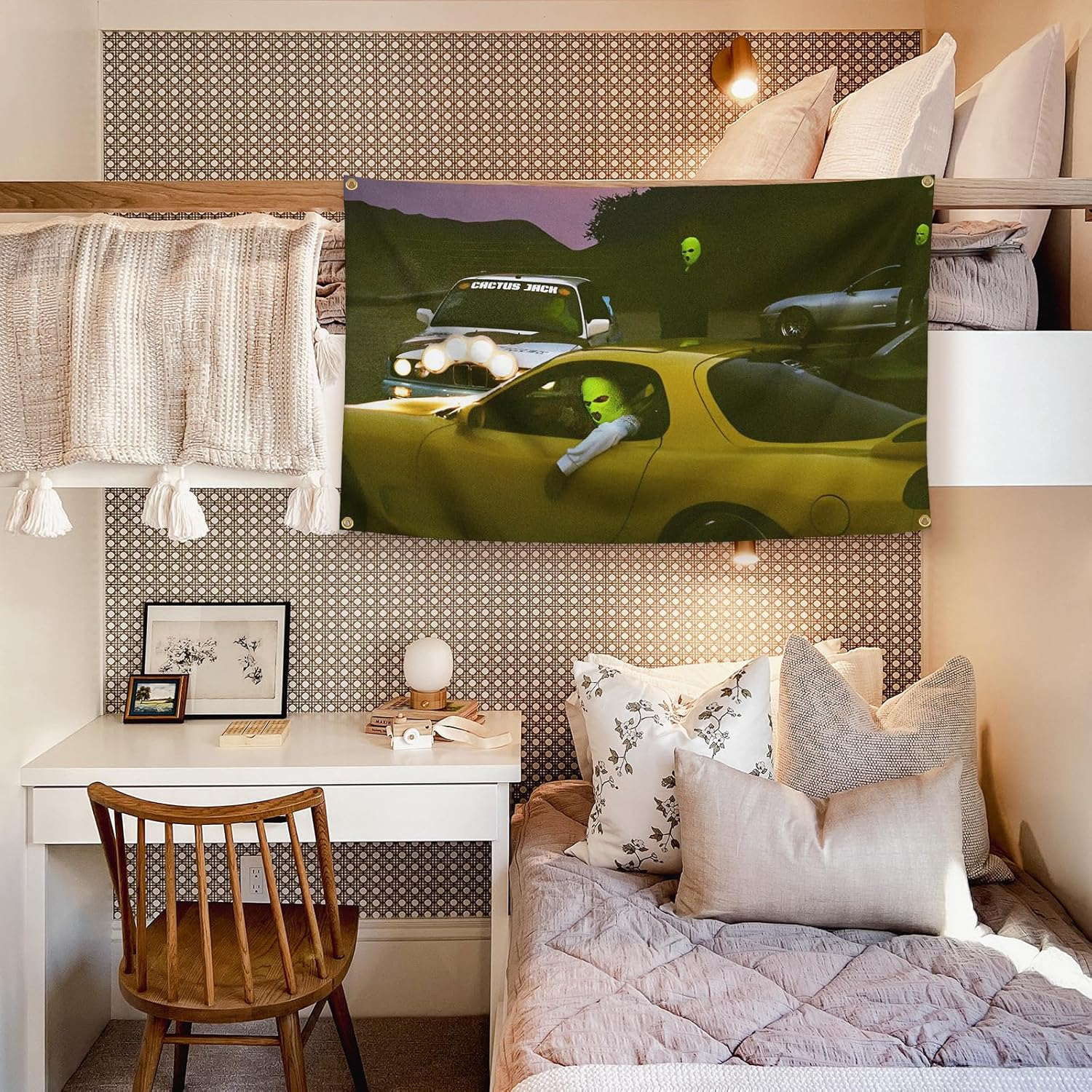 Rapper Tapestry Album Cover Tapestry 3X5 Feet Funny Tapestry for Room Man Cave Wall Decor Flags with Brass Grommets for College Dorm Room Decoration,Outdoor,Parties,Home,Bedroom,Indoor Decoration image number 1