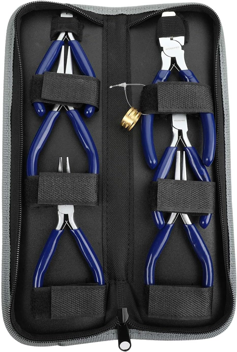 WORKPRO 7-Piece Jewelers Pliers and Cutter Set with Easy-Carrying Case