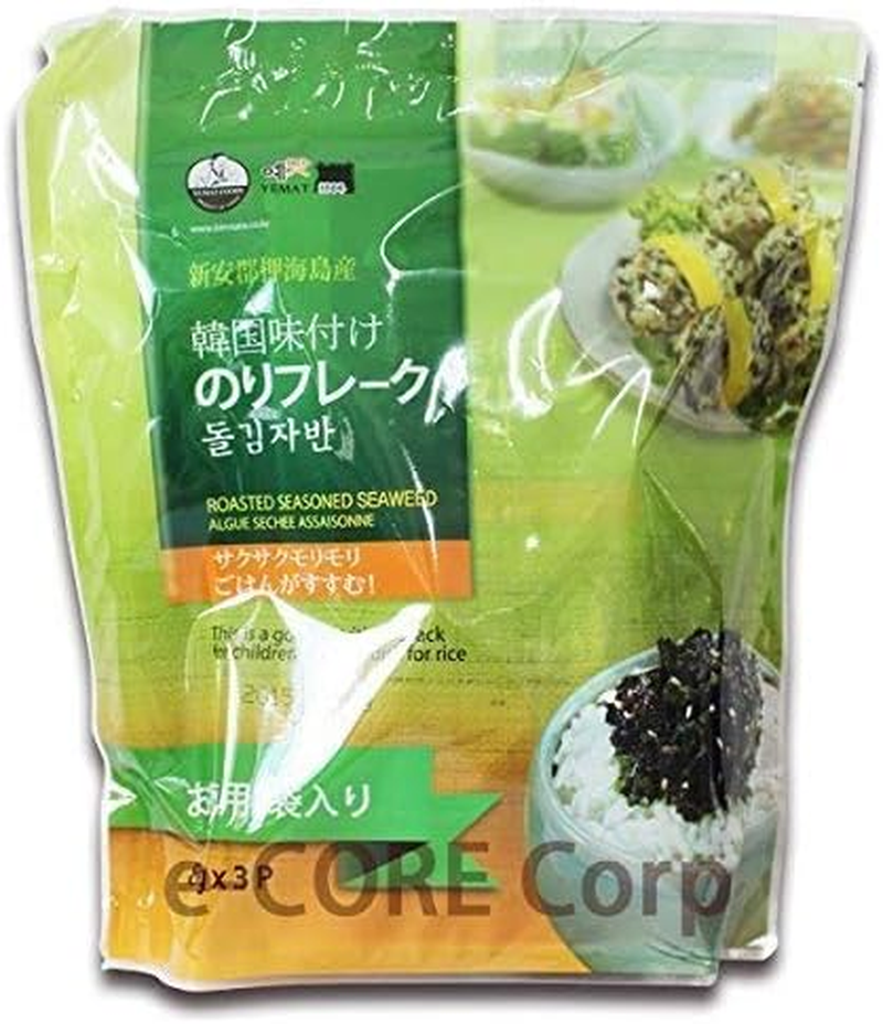 Roasted Korean Seaweed Flakes 3 X 80G