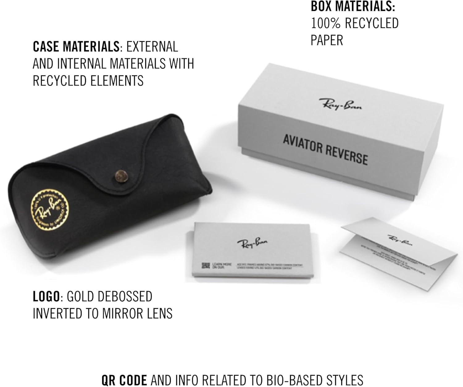 RAY-BAN Caravan Reverse Non Polarised Sunglasses, 0RBR0102S, Arista Gold & G-15 Green, 58Mm image number 1