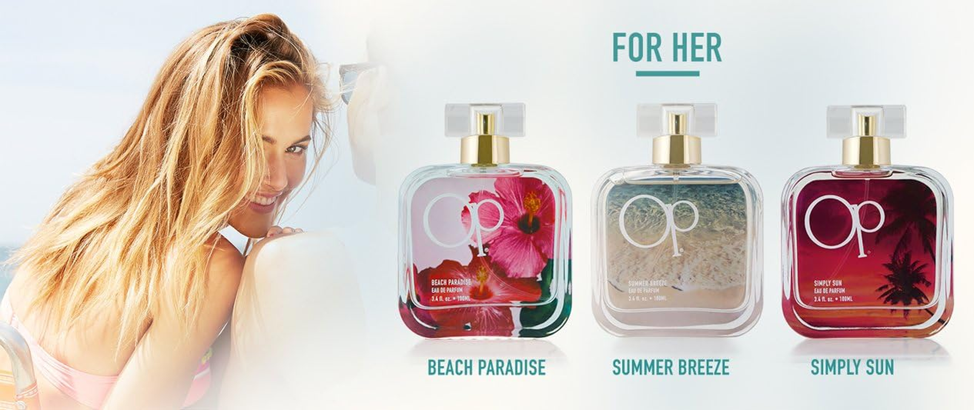 OP Beach Paradise by Ocean Pacific, 100Ml Eau De Parfum Spray for Women image number 4