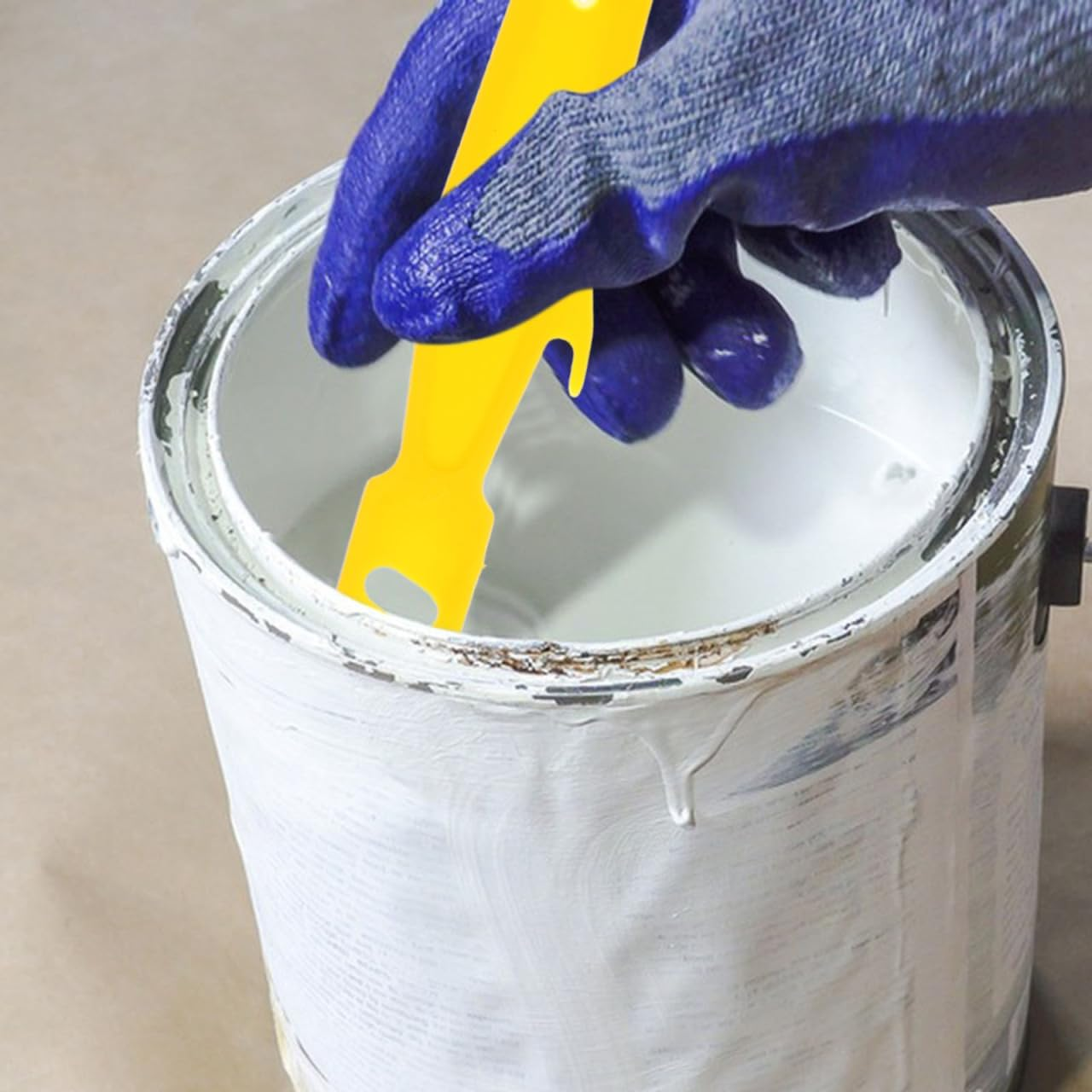 Operitacx Reusable Paint Stirring Rods 2-Pack Lightweight Manual Paint Mixing Sticks for Epoxy Coatings Crafts and DIY Projects image number 2