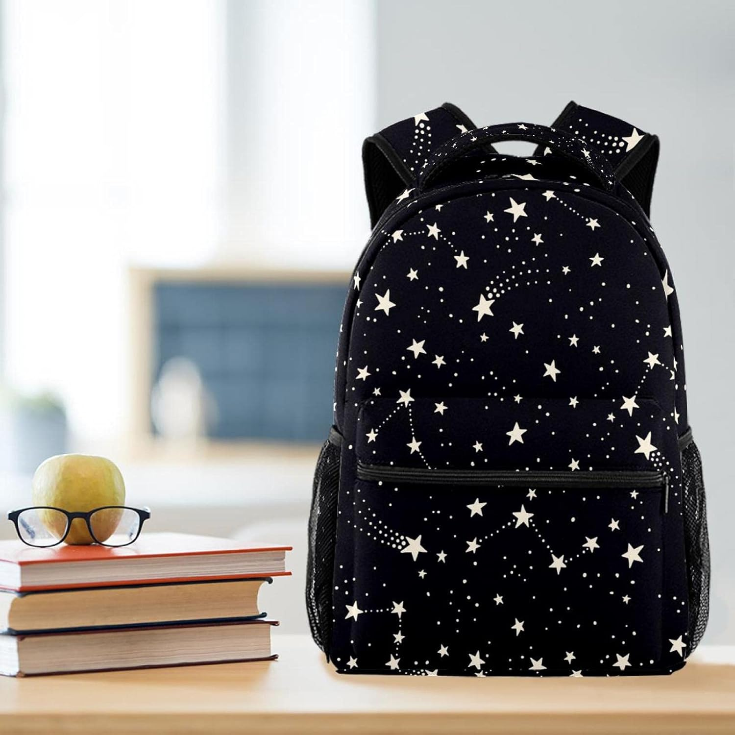 Constellations and Stars Backpack Students Shoulder Bags Travel Bag College School Tote Backpacks image number 2