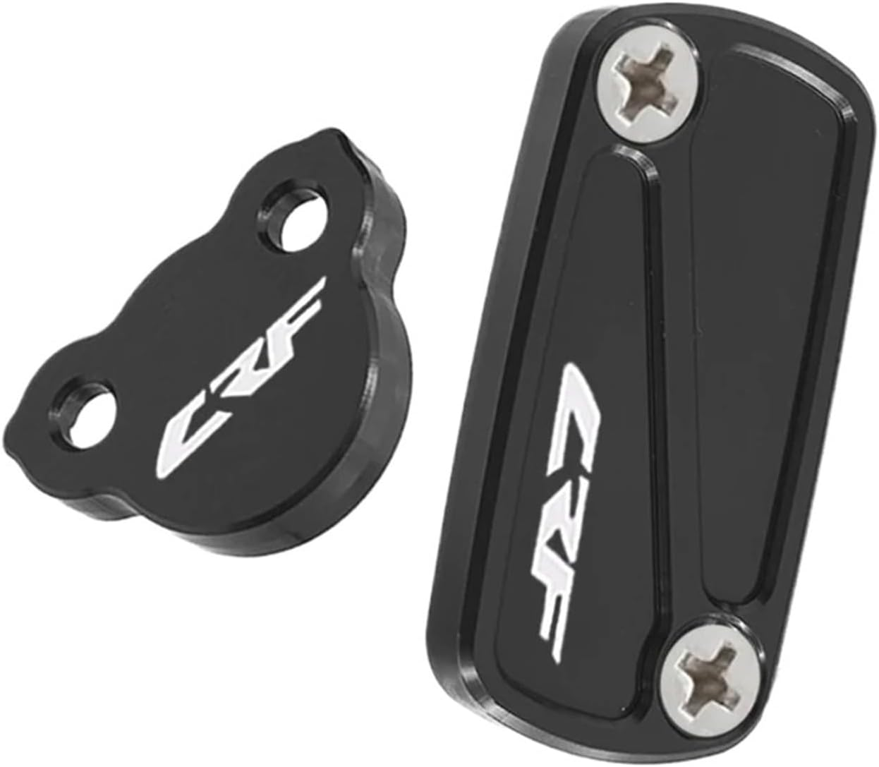 DWESWQQ Fit for H0NDA CRF450R CRF250R CRF150R CRF250X CRF450X CRF 250 450 RX 450L Motorcycle CNC Cap Front Rear Brake Fluid Reservoir Cover(Red) image number 6