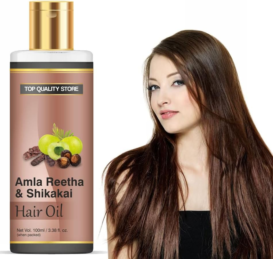 Top Quality Star Amla Reetha Shikakai Ayurvedic Natural & Herbal Hair Growth Oil image number 2