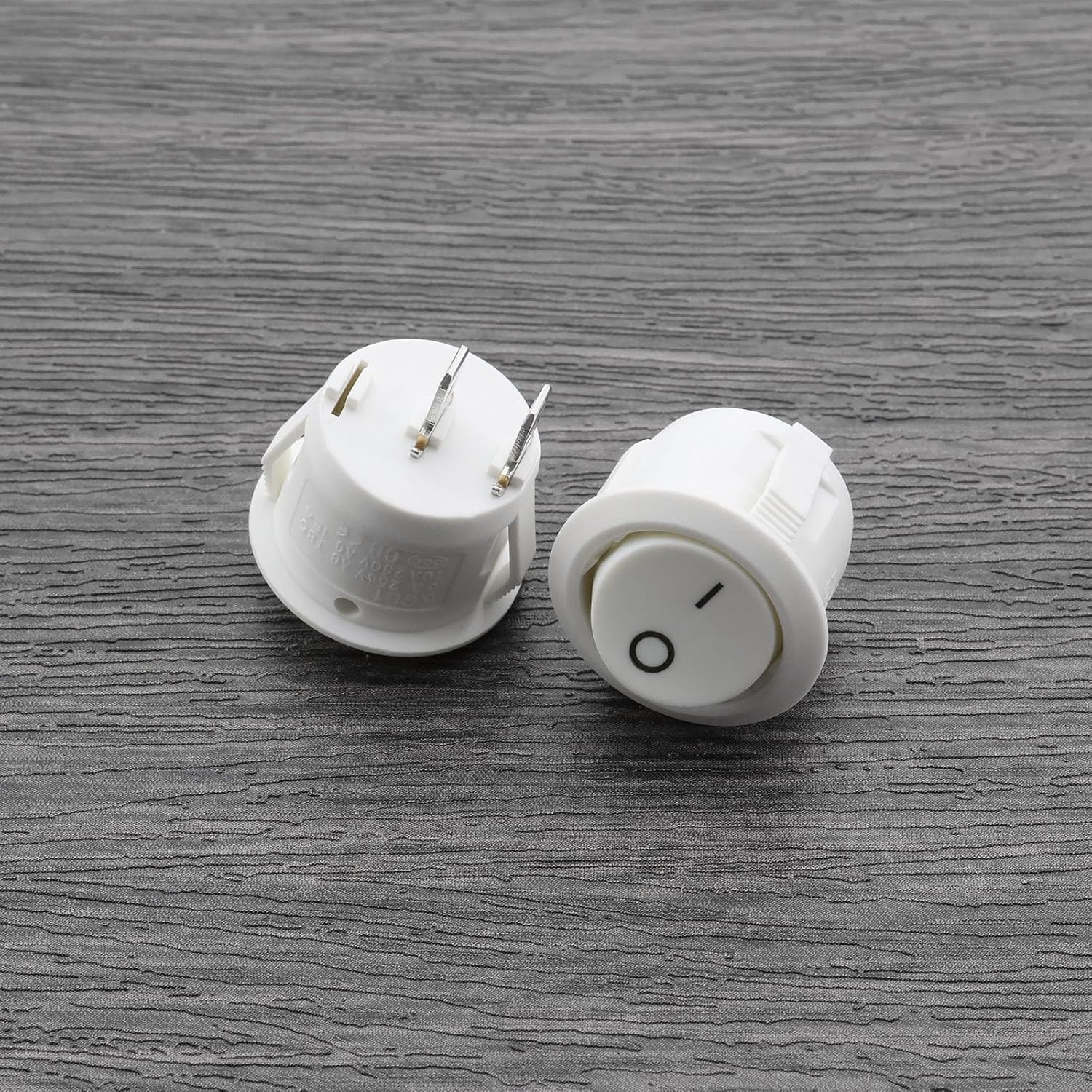 VGOL 10PCS round Rocker Switch KCD1 Mini round Toggle Switch On/Off 2 Position Button AC Power Switch for Car Boat Lighting 6A/250V 10A/125V image number 3