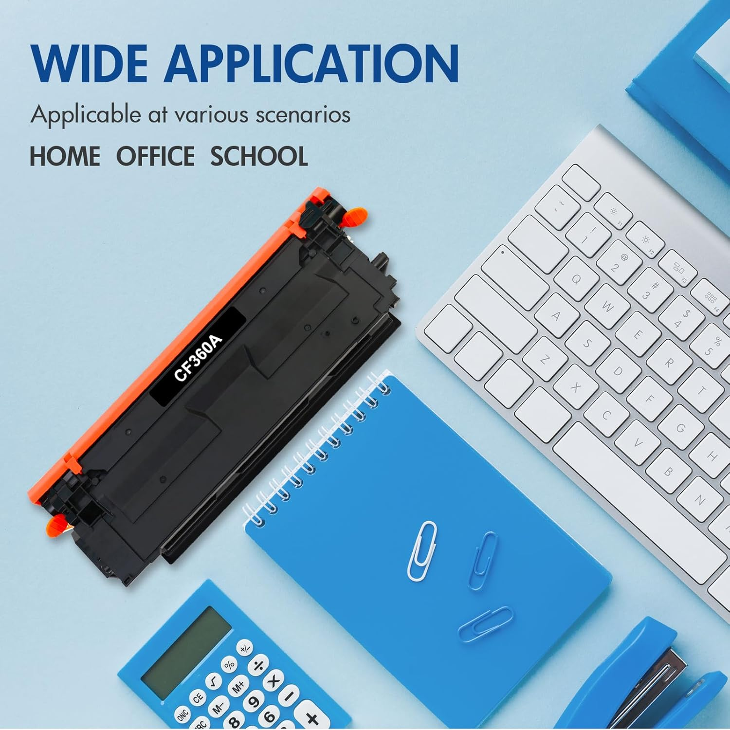 508A Toner Cartridges 4 Pack: 508X M553 Compatible Replacement for HP 508A CF360A CF361A CF362A CF363A 508X M553Dn M577 M553X M553N Printer Ink New Version (Black Cyan Yellow Magenta) image number 2