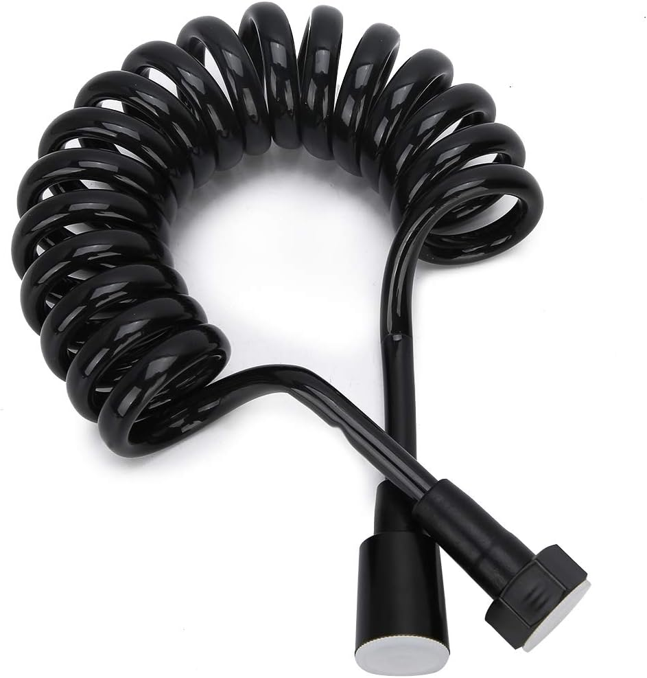 Shower Hose, 2M Flexible Telescopic Sprayer Expandable Extension Tubing Handheld Showerhead Attachment Adapters Bathtub Replacement Tube Toilet Pipe for Outdoor Indoor Washing Hair Baby Bathing Washer image number 3