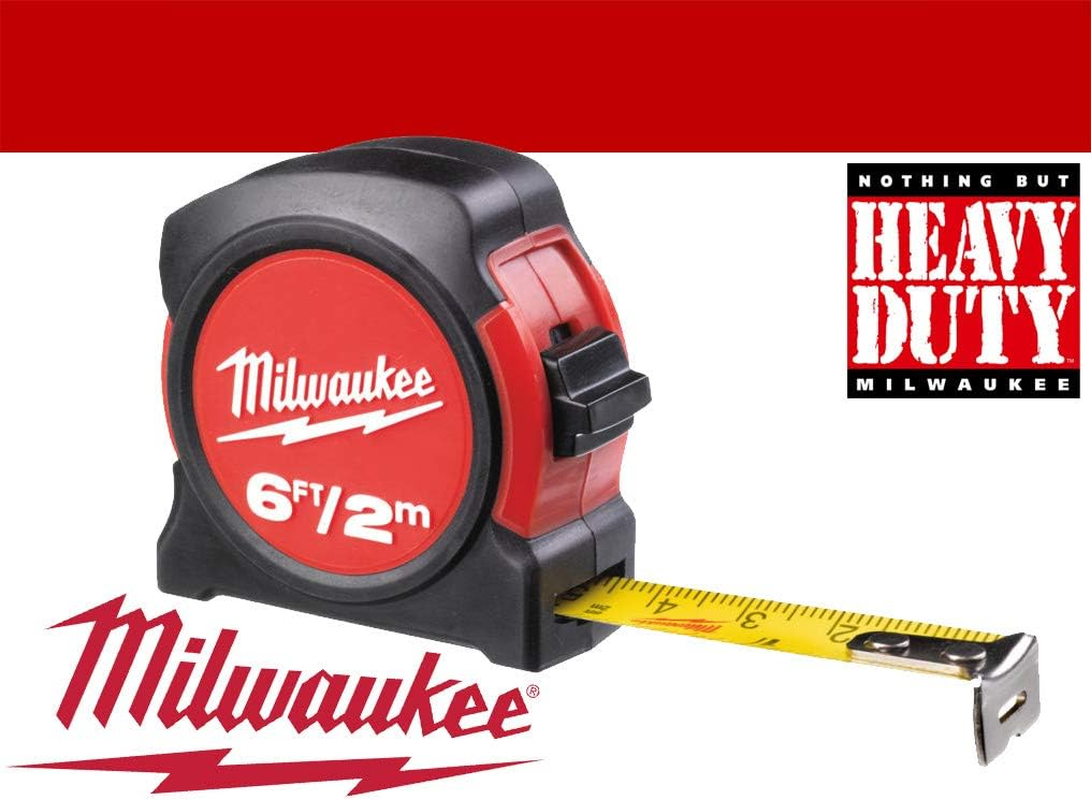 Milwaukee 045242468034 Tape Measure 2 M / 6 Ft