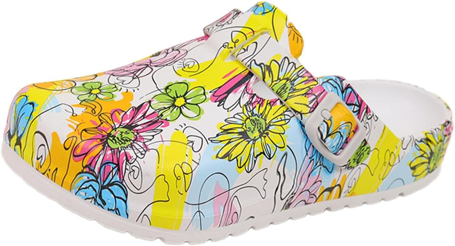 EVA Nursing Shoes, Lightweight Nurse Clogs for Hotels, Summer Kitchen, Beach Chef image number 4
