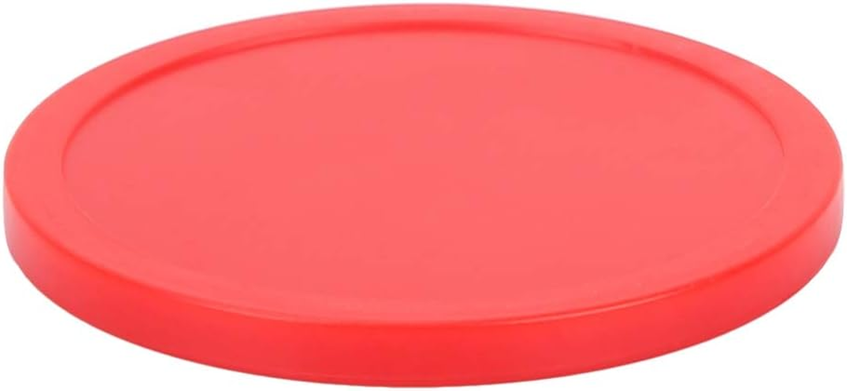4PCS Air Hockey Pucks, Red Plastic Hockey Pucks Replacement Accessories for Game Tables, Game Room, Small Size for Kids, Large Size for Adult, (Large (82Mm)) image number 6