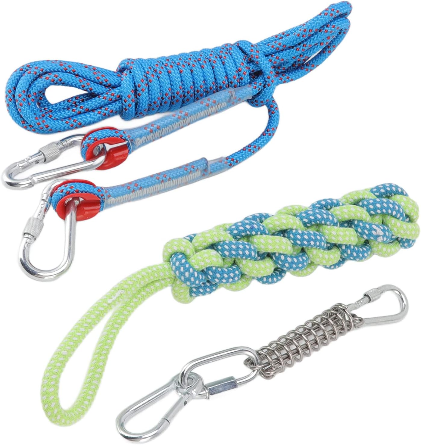 Spring Pole Dog Rope Toy Muscle Builder Interactive Dog Hanging Rope Toy for Small Medium Large Dogs Can Withstand Small, Medium and Large Dogs image number 6