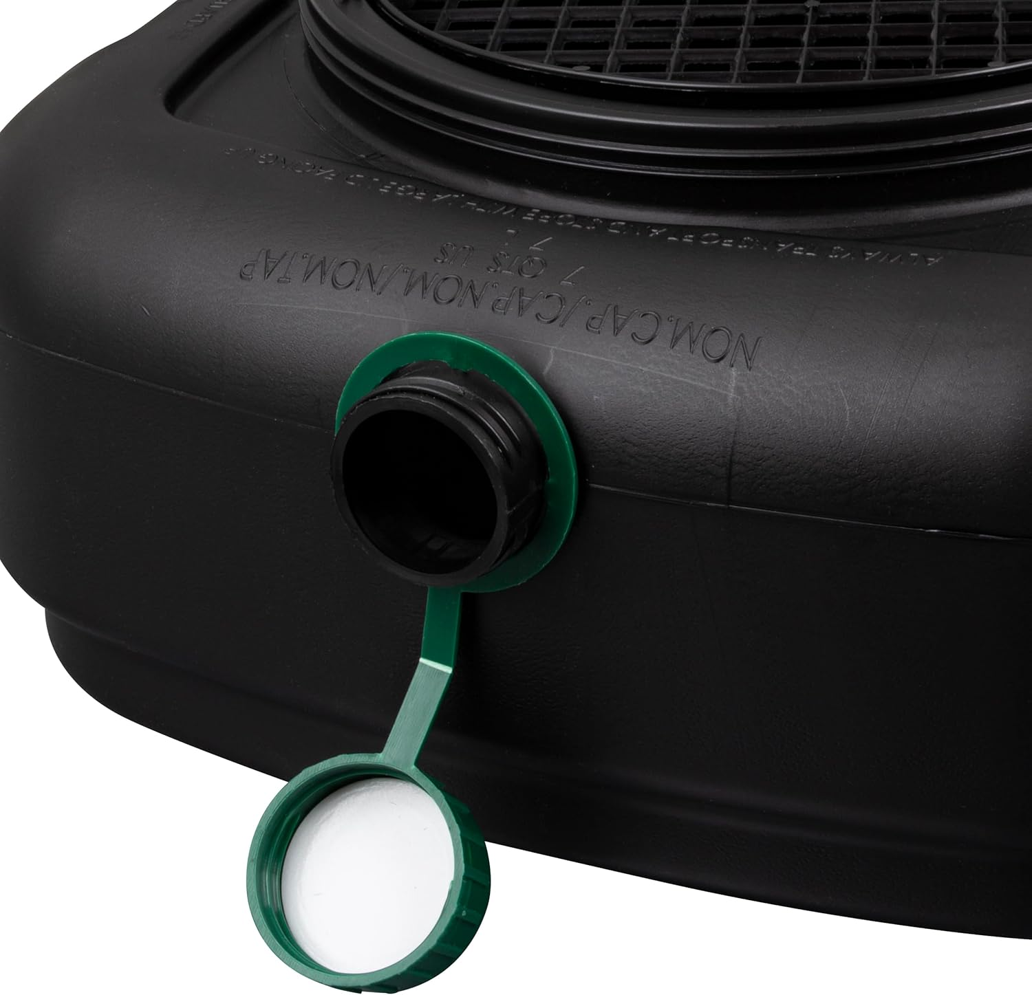 Scepter AM07029 7.3 Quart Oil Drain Pan with Lid, Filter Drain Screen, and Pour Spout for Automotive Fluids Including Engine Oil, Anti-Freeze, Transmission Fluid and More, 12" X 12-3/4" X 5.6" image number 2