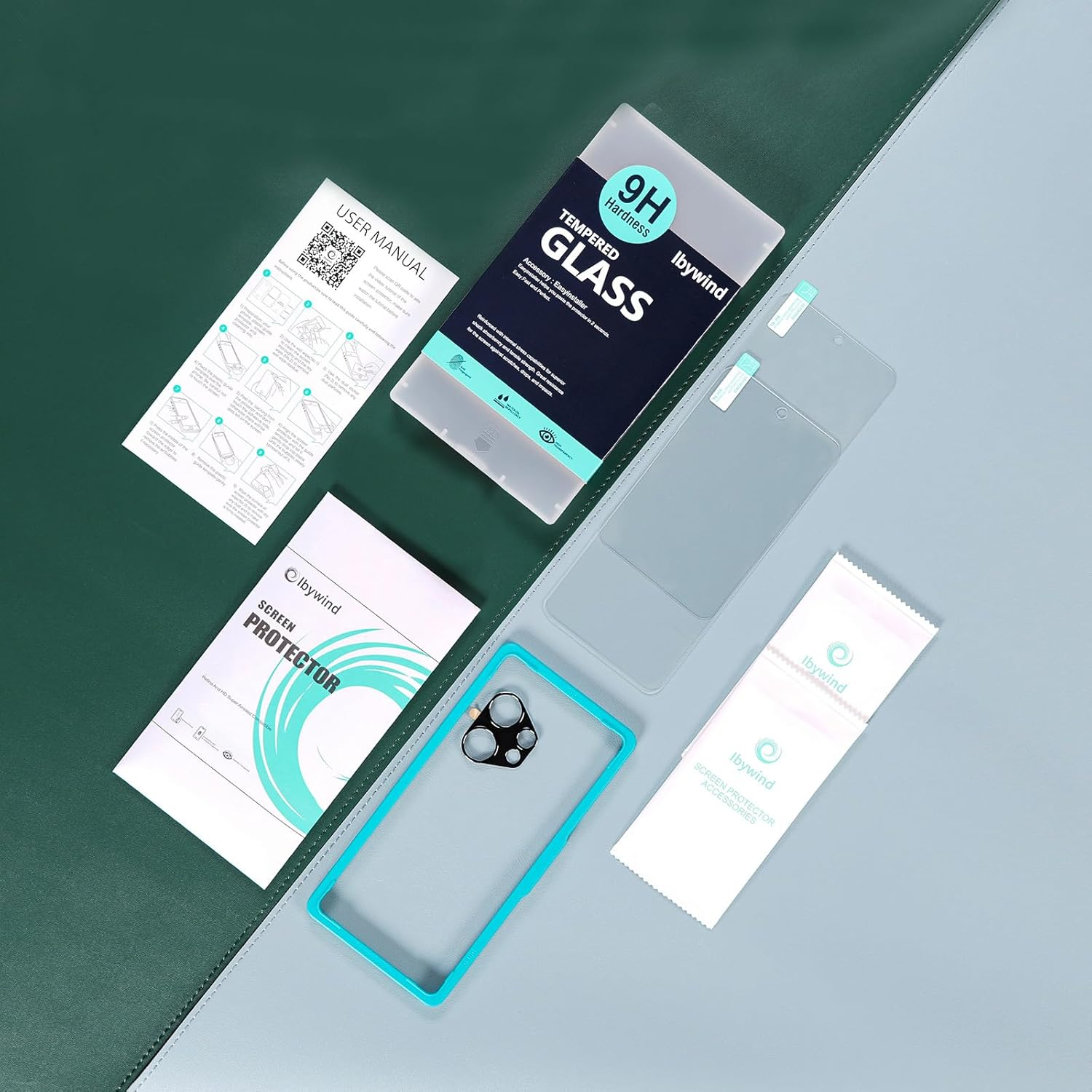 Ibywind for Nothing CMF Phone 2 Pro 5G 6.77" Screen Protector,2 Pcs Tempered Glass,With 1Pc Camera Lens Protection,Bubble Free