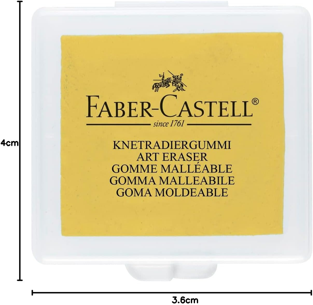 Faber-Castell Kneadable Eraser in Classic Colours, (82-127321)