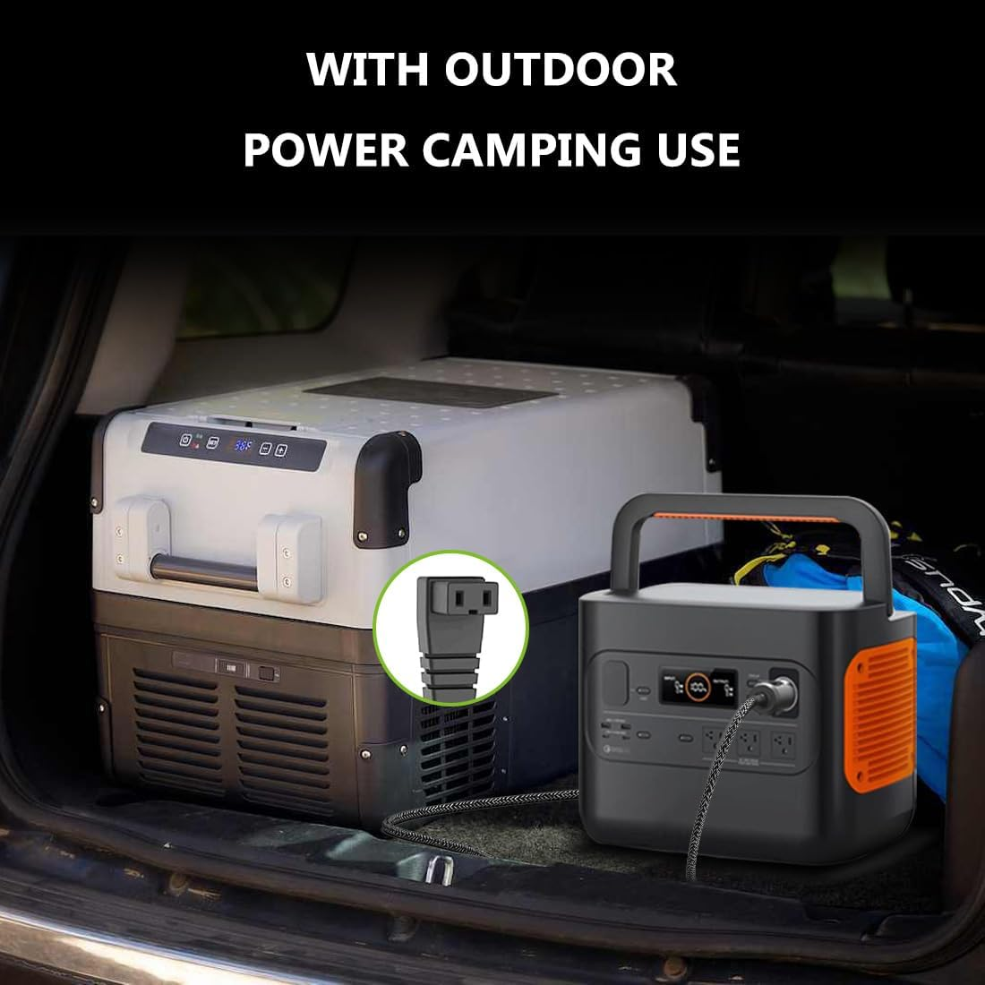 KFD DC 12V/24V Power Adapter Cigarette Lighter Cable for Portable Car Refrigerator Freezer Vehicle Camping Fridge Alpicool/Costway/Arb/Ausranvik/Iceco/Setpower/Lexus Gx470/Massimo Car Fridge Charger image number 6