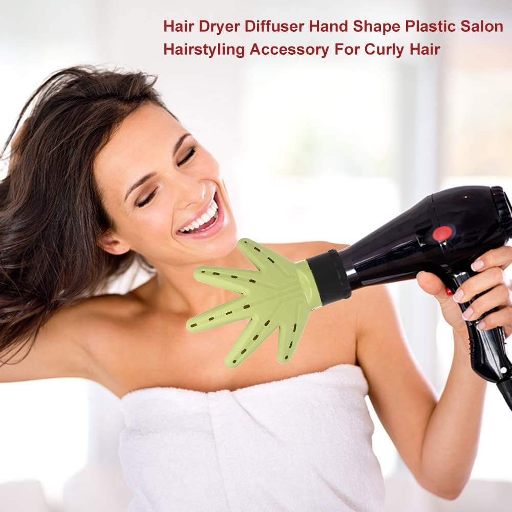 H Dryer Diffuser Hand Shape Plastic Professional Hairdressing Tool S N Hairs Ling Accessory for Curly Hair