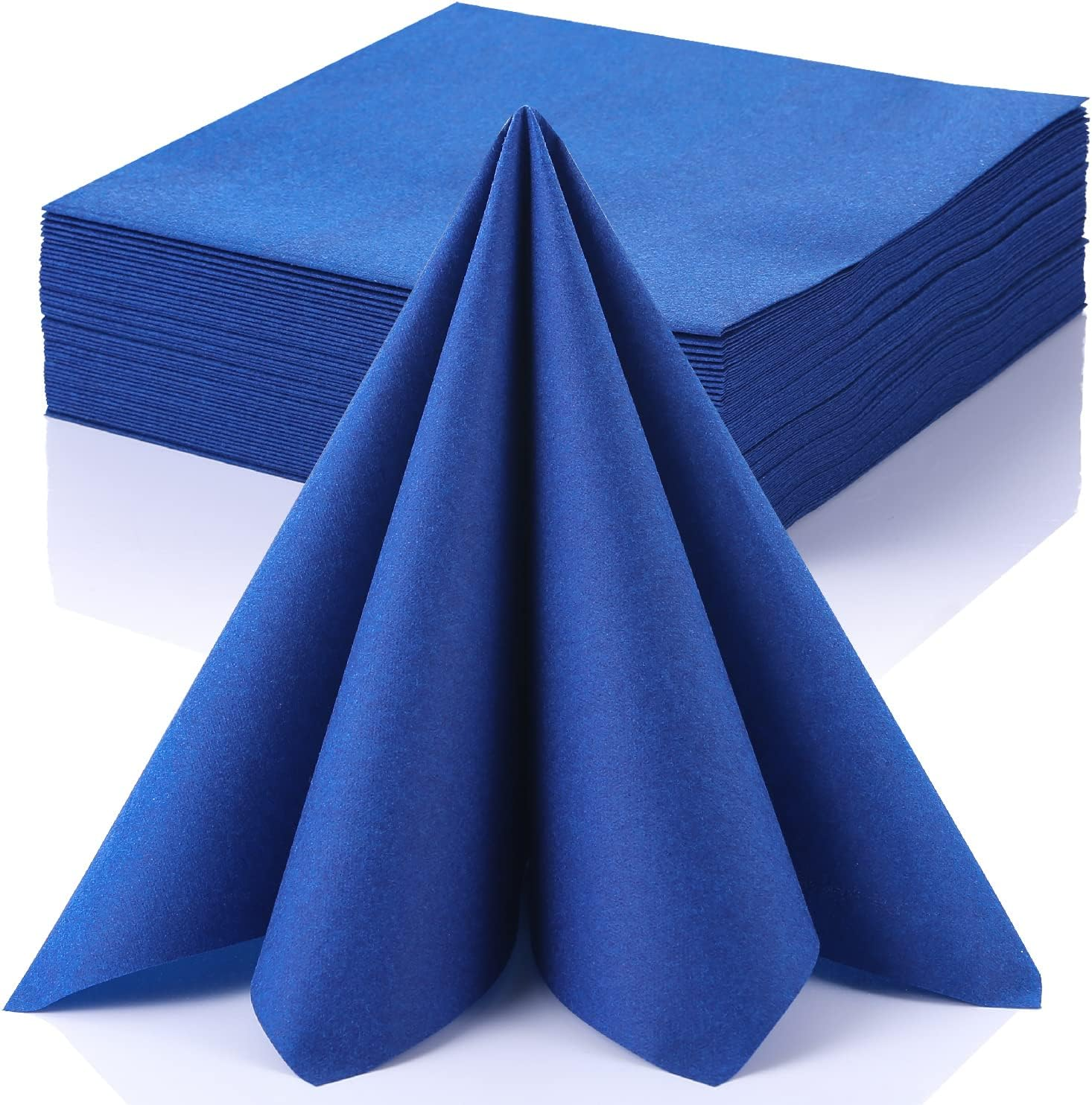 LEKOCH 50-Pack Premium Airlaid Napkins & Guest Towels - 40X40 Cm Large Linen-Feel Disposable Paper | Ultra Soft, Absorbent & Cloth-Like | for Dinner