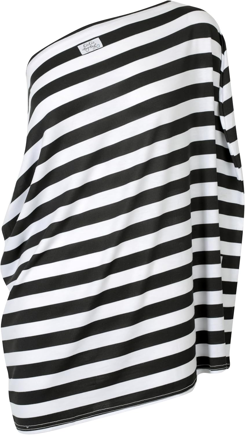 Cover Me Multi-Use Baby Car Seat Cover, Nursing Cover for Privacy, Highchair Cover, Trolley Cover, Pram Cover (Black Stripe) Perfect for Baby Shower