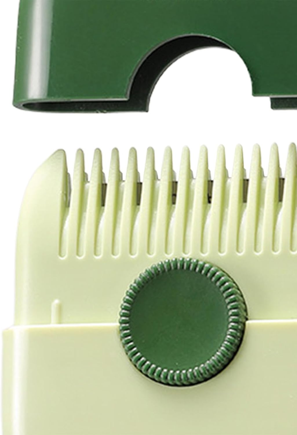 Koolsoo Hair Cutting Comb Mini Hair Trimmer, 2 in 1 Thinning Hair Haircut Tool, Professional Hair Cutting Trimmer Hair Razor Comb,Travel Size Portable, Green - Pink image number 7