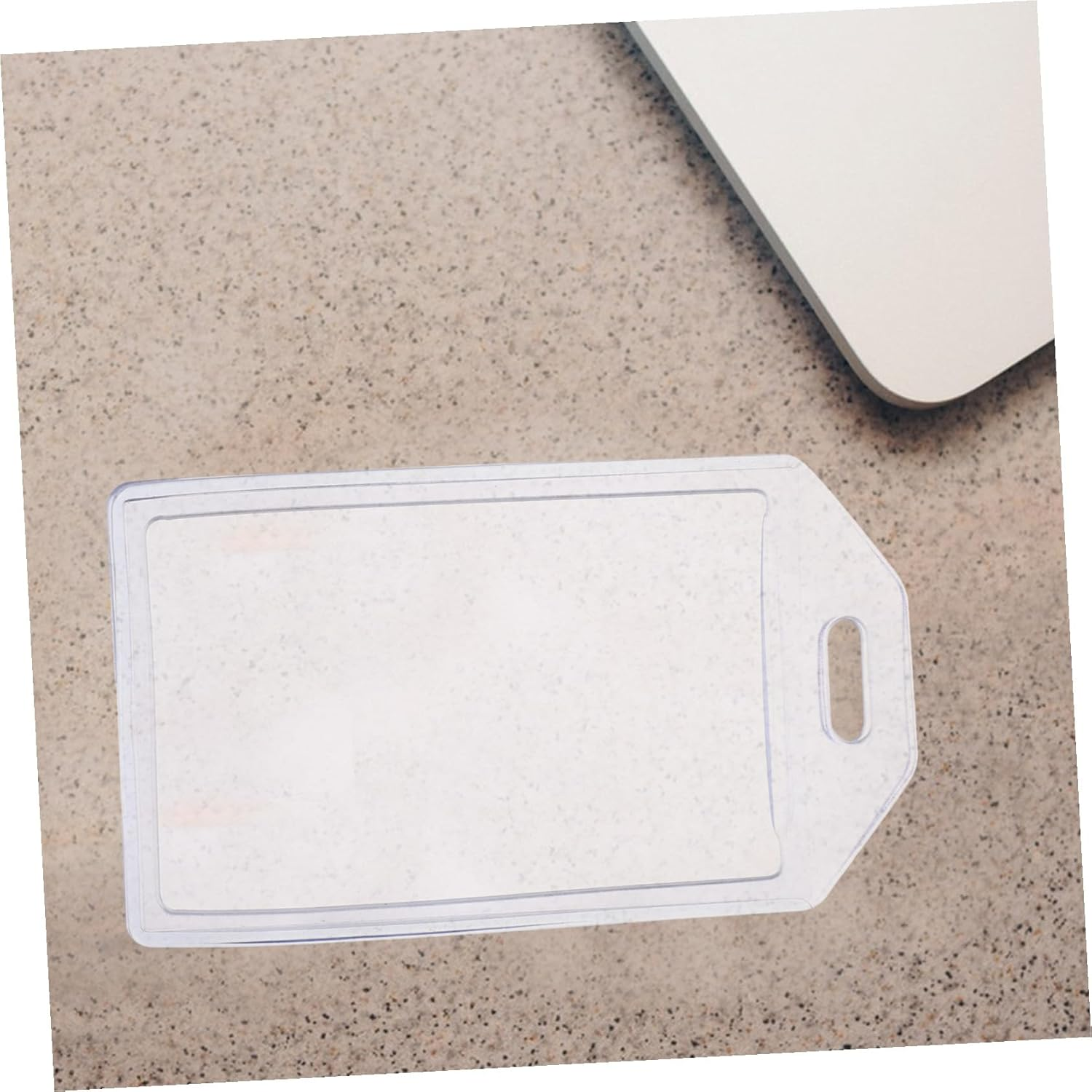 VILLCASE 10 Pcs Baggage Travel Tags Luggage Identifiers Suitcase Label Luggage Id Tags PVC Transparent image number 3