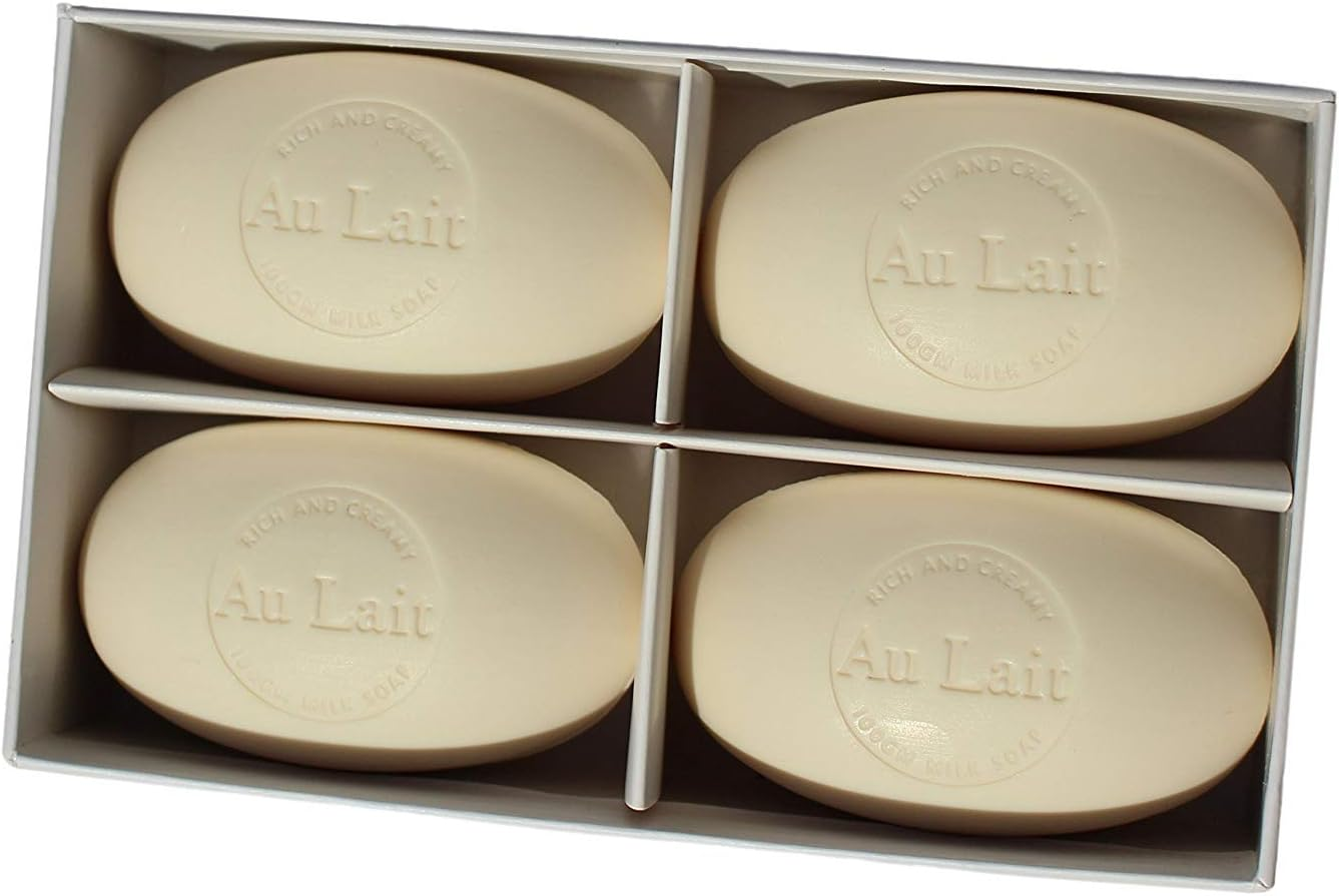 The Scottish Fine Soaps Company Au Lait Milk Soaps (4 X 100G) image number 2