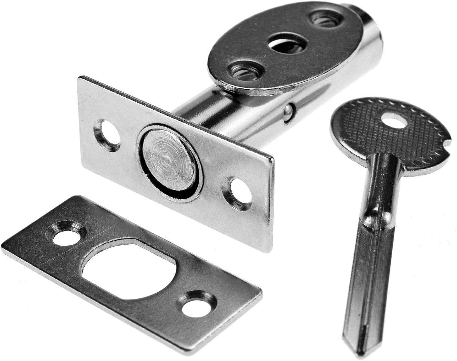 Emsea 2X Security Door Bolts Secure Strong Deadbolt Rack Bolts with Fitting
