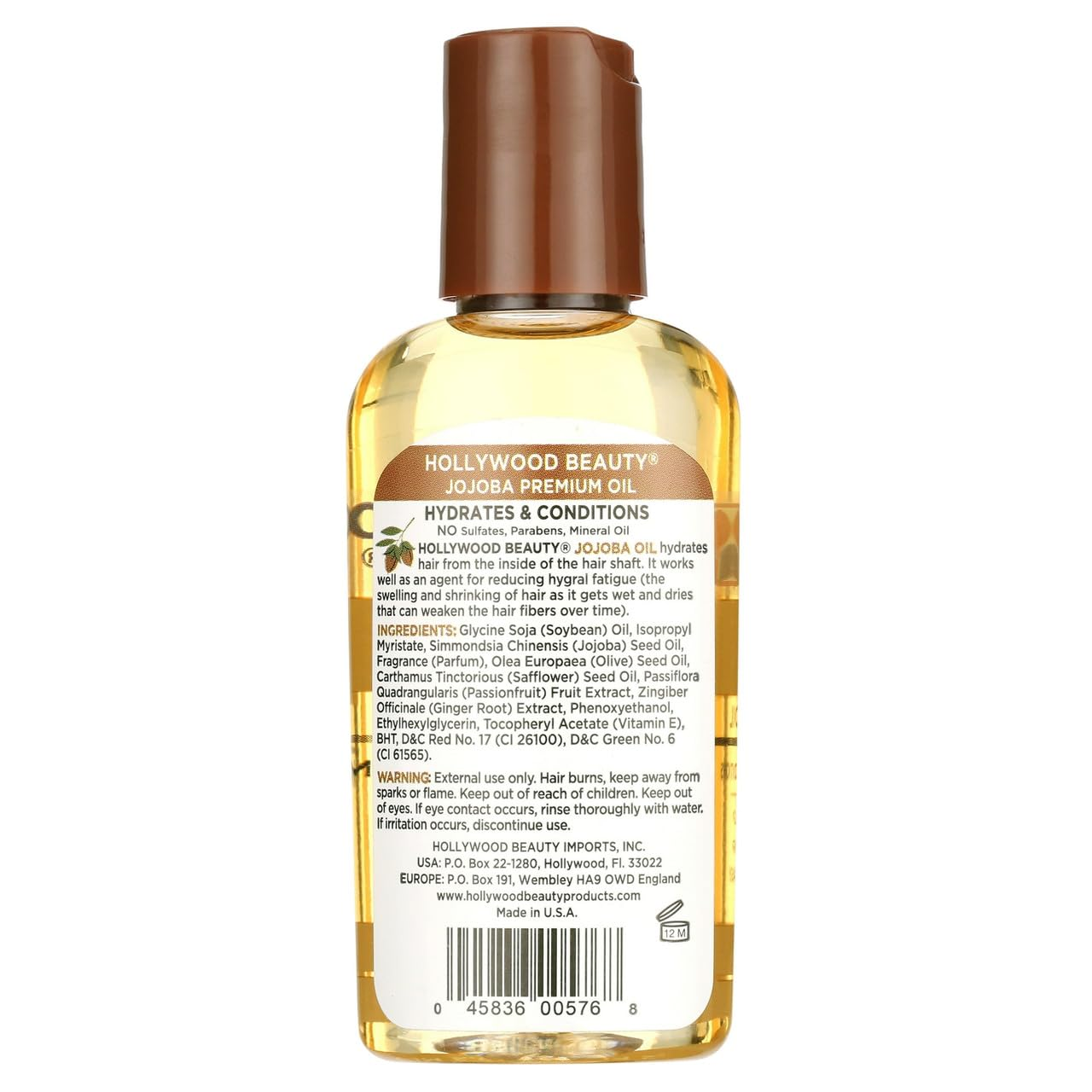 Hollywood Oil, Jojoba, 2 Ounce image number 2