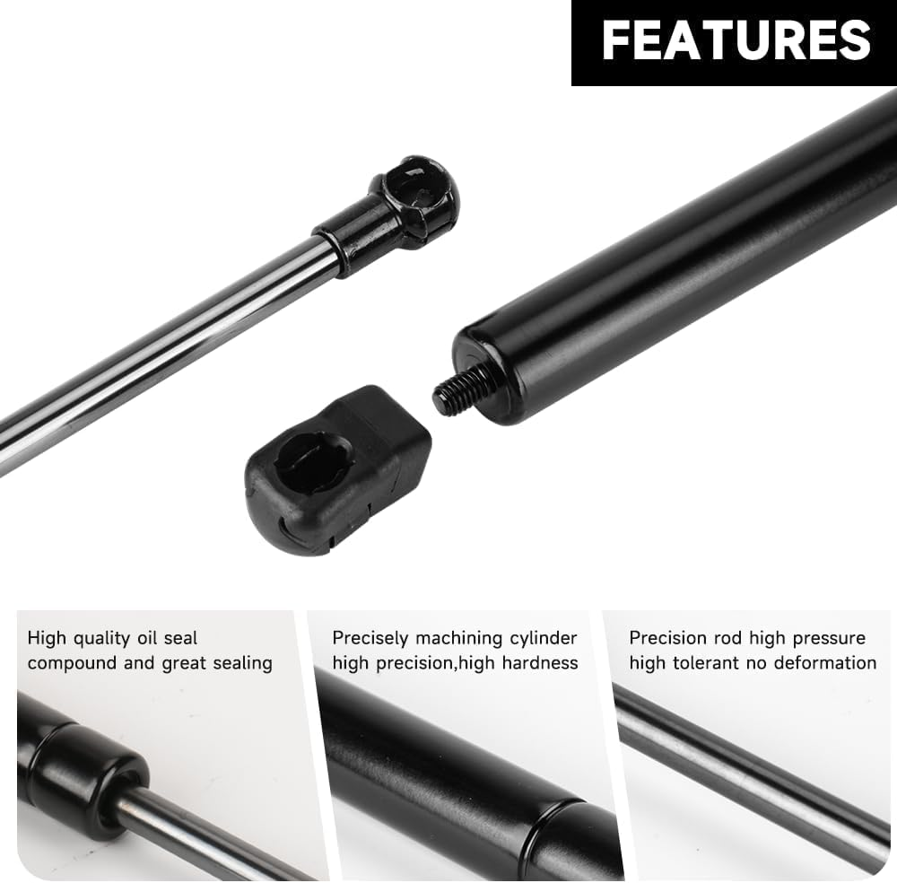 Car Rear Tailgate Trunk Gas Pressure Strut for Nissan Qashqai J11 SUV 2015-2022 Shock-Absorbing Gas Spring Strut (Normal Black)