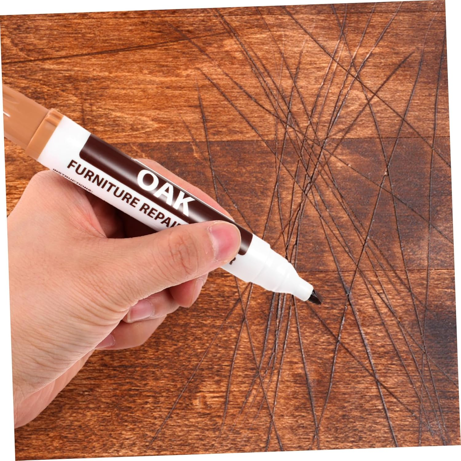 Generic Furniture Repair Marker Set Paint Pens for Scratch Repair Wood Furniture Kit image number 2