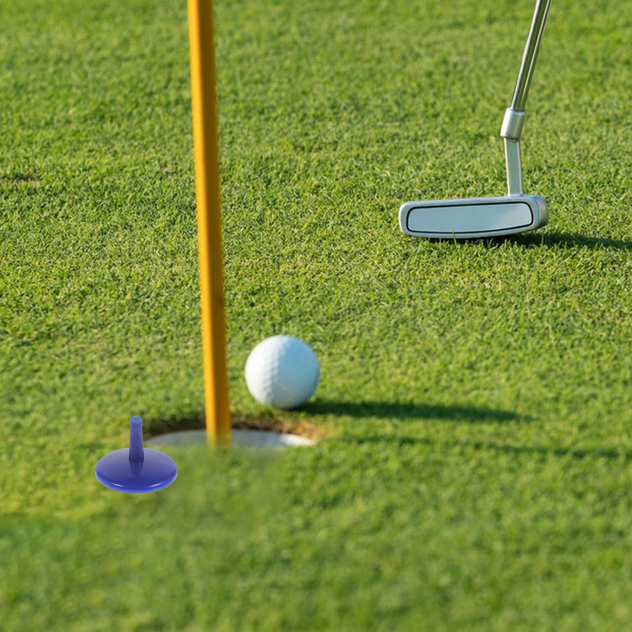 Kisangel Golf Ball Markers, 50Pcs Plastic Position Ball Marker for Putting Green Accurate Positioning