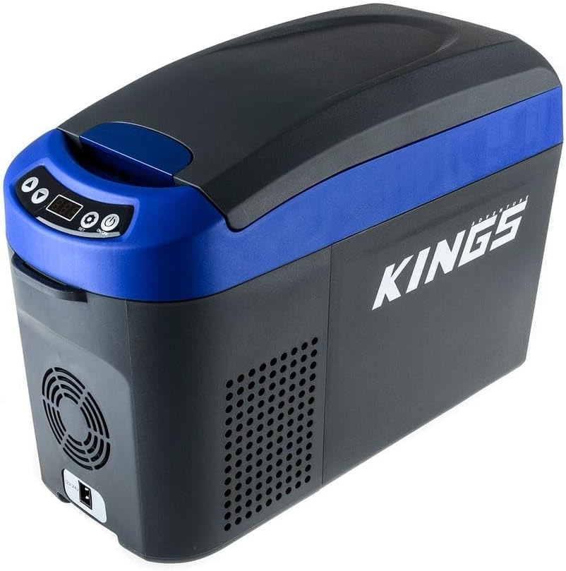 Adventure Kings 15L Centre Console Fridge + AC to 12V Fridge Adaptor