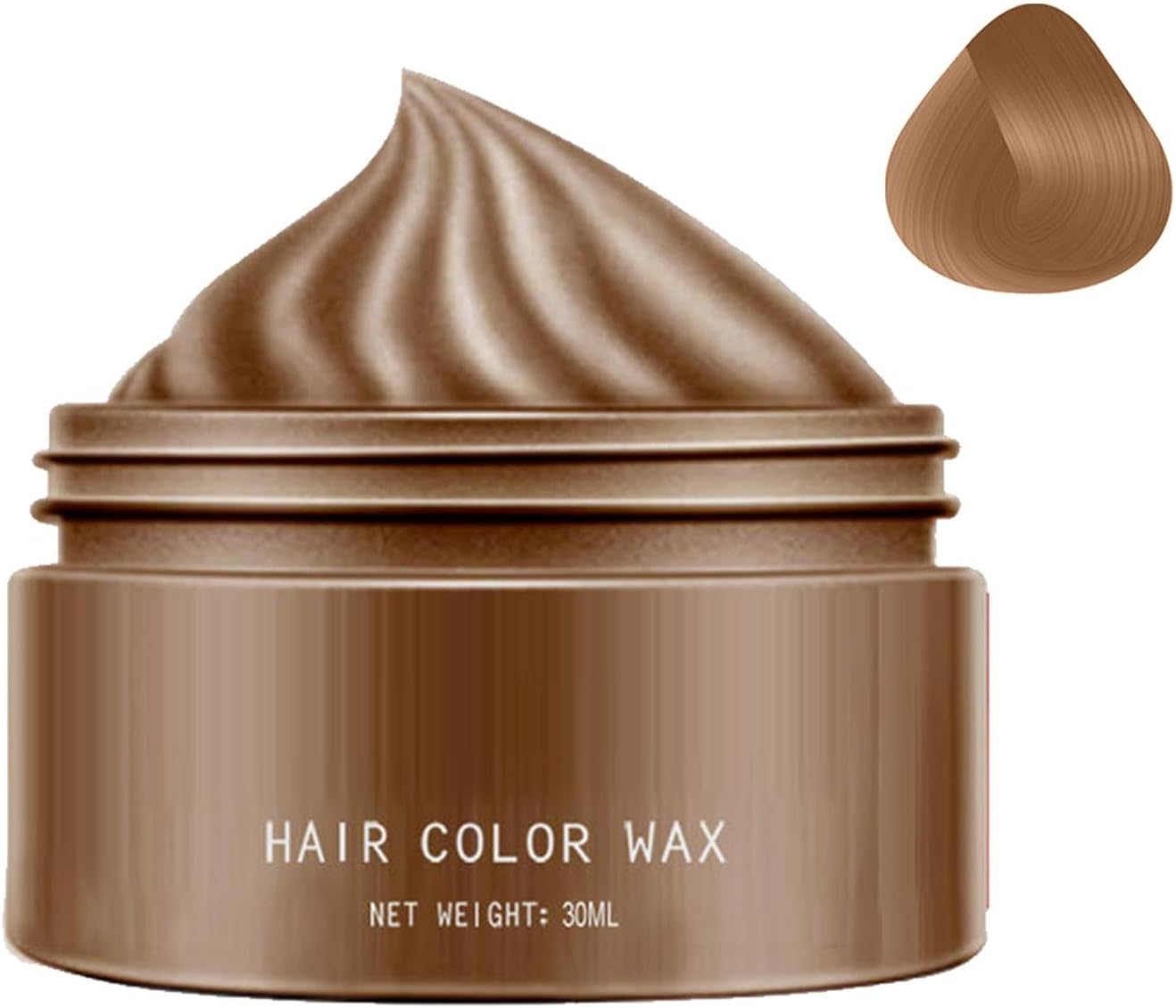 Brown Hair Color Wax, Temporary Hair Color Wax for Dark Hair, Temporary Hairstyle Dye Cream for Men Women, Instant Hairstyle Wax for Party Cosplay image number 4
