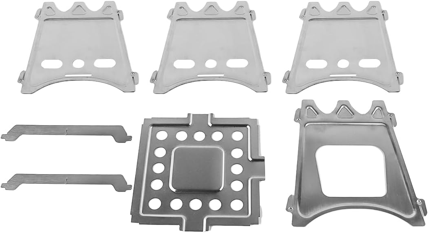 Enwye Lightweight Portable Camping Stove with Wood Burner, Folding Wood for Outdoor Hiking Camping Picnic Stove image number 1