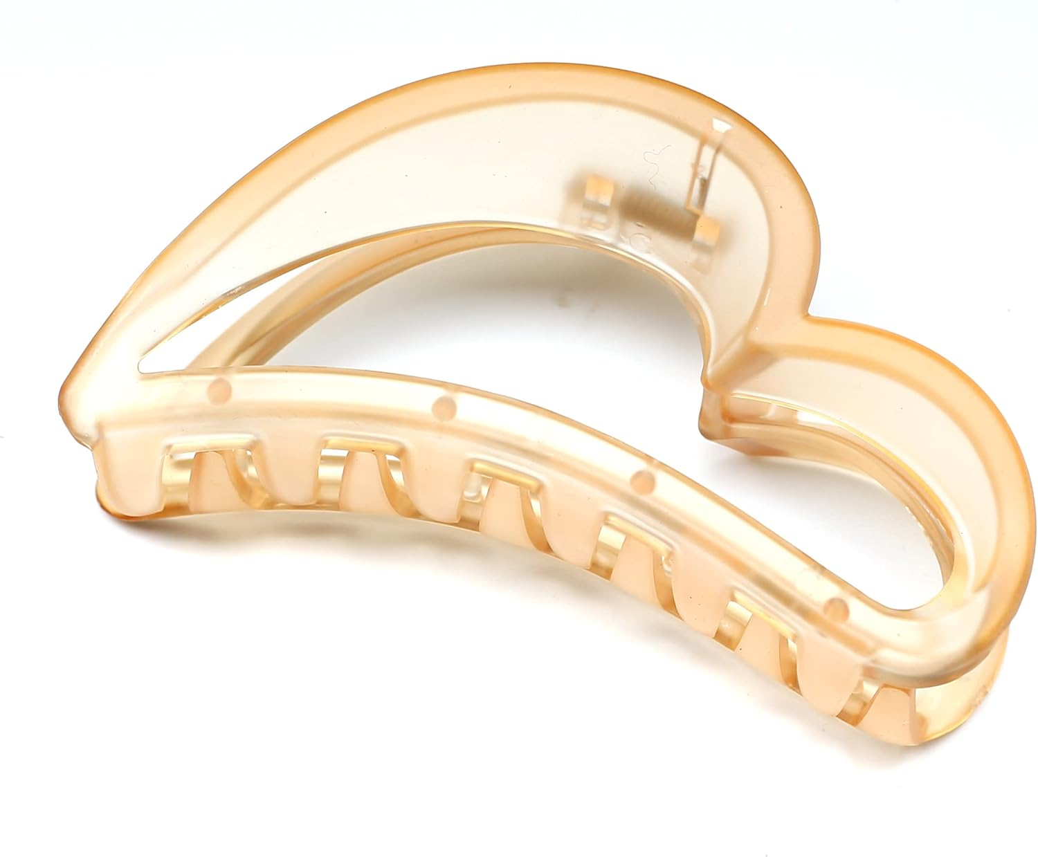 Large Love Hair Clip Beautiful Women'S Hair Clip Headpiece Elegant Hair Accessory (Light Orange) - Blue image number 6