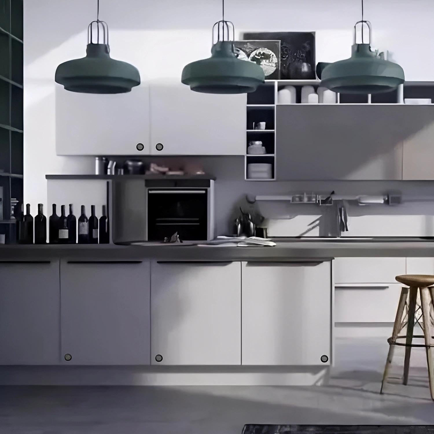 WJUAN 8 Pieces Circular Ventilation Grille Stainless Steel Stainless Steel Ventilation Hole Ventilation Grille round for Kitchen, Bathroom, Cabinet, Bookcase and Wardrobe (Black) image number 2