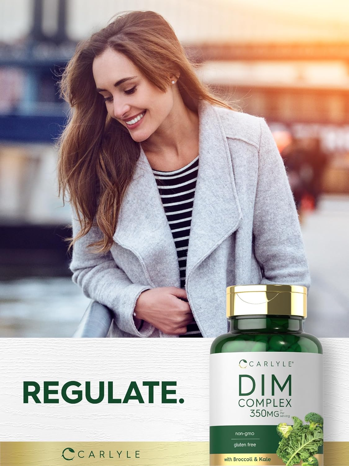 DIM Supplement | 350Mg | 200 Count | Vegetarian, Non-Gmo & Gluten Free Complex | by Carlyle image number 3