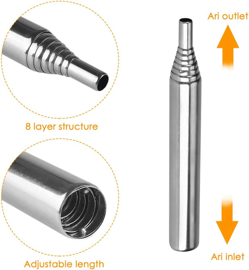 Findtop 6 Pack Pocket Fire Bellowing Tool, Weatherproof Collapsible Fire Bellowing Tool for Starting Fire- an Essential Camping Gear image number 5