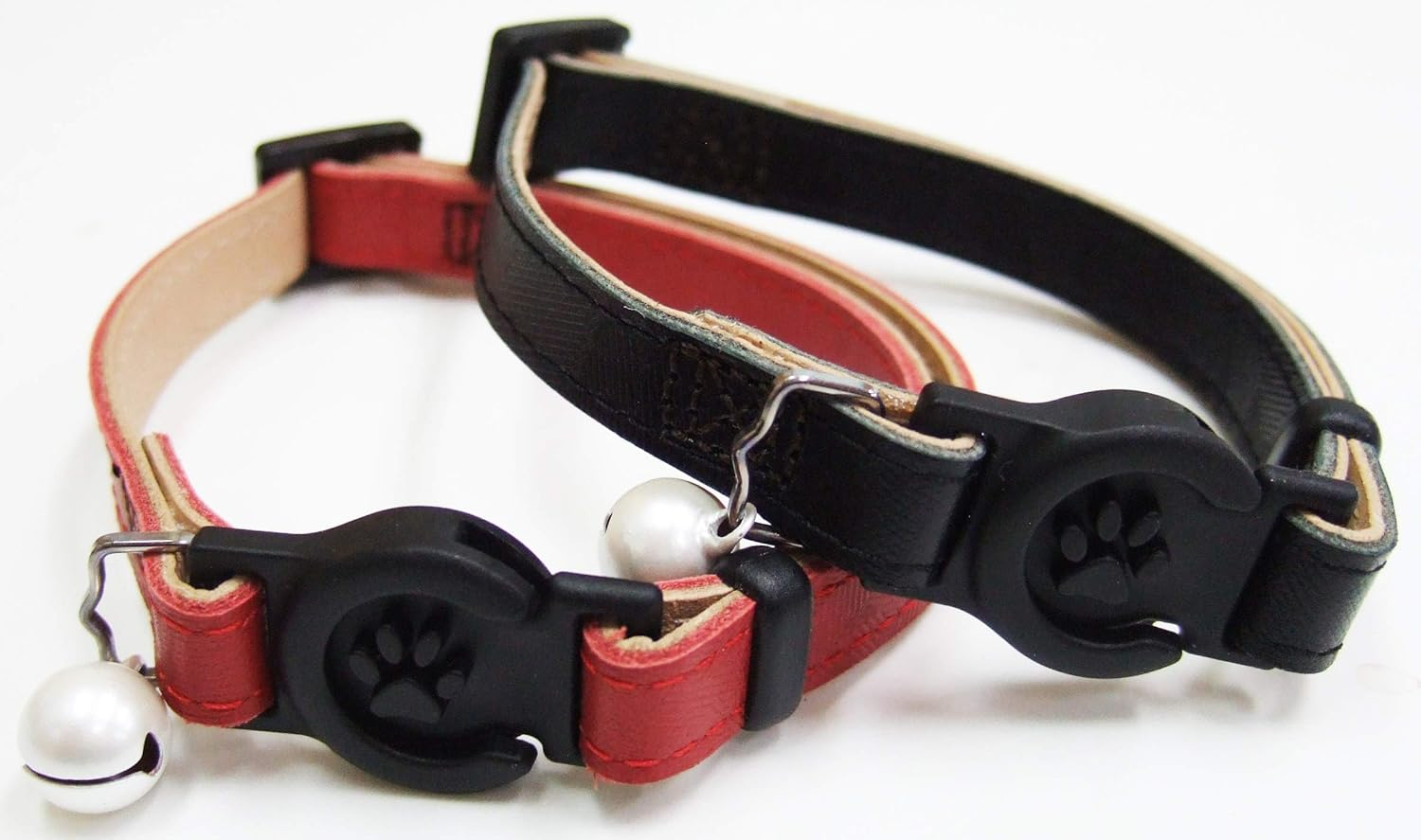 ONS Camouflage Leather Cat Collar Black