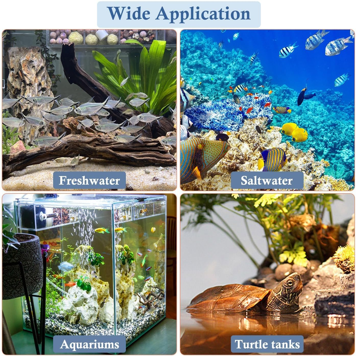 Dirvin 4-Pack Mixed Aquarium Sponge Filter Pad, Cut-To-Fit Aquarium Foam with Ammonia&Carbon&Phosphate Reducer, Aquarium Filter Foam Sponges for Fish Tank Filters (12.6" X 5" X 1'') image number 5