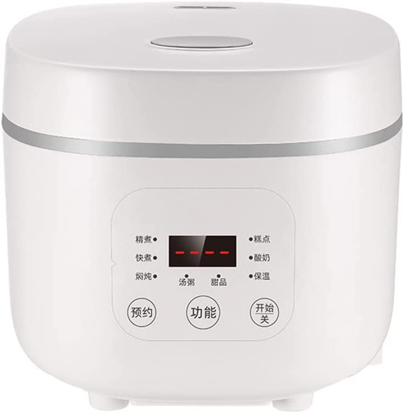 Mini Rice Cooker 3-Cups Uncooked, 1.6L Portable Non-Stick Small Travel Rice Cooker Smart Control Multifunction Cooker with 24 Hours Timer Delay & Keep Warm Function image number 5