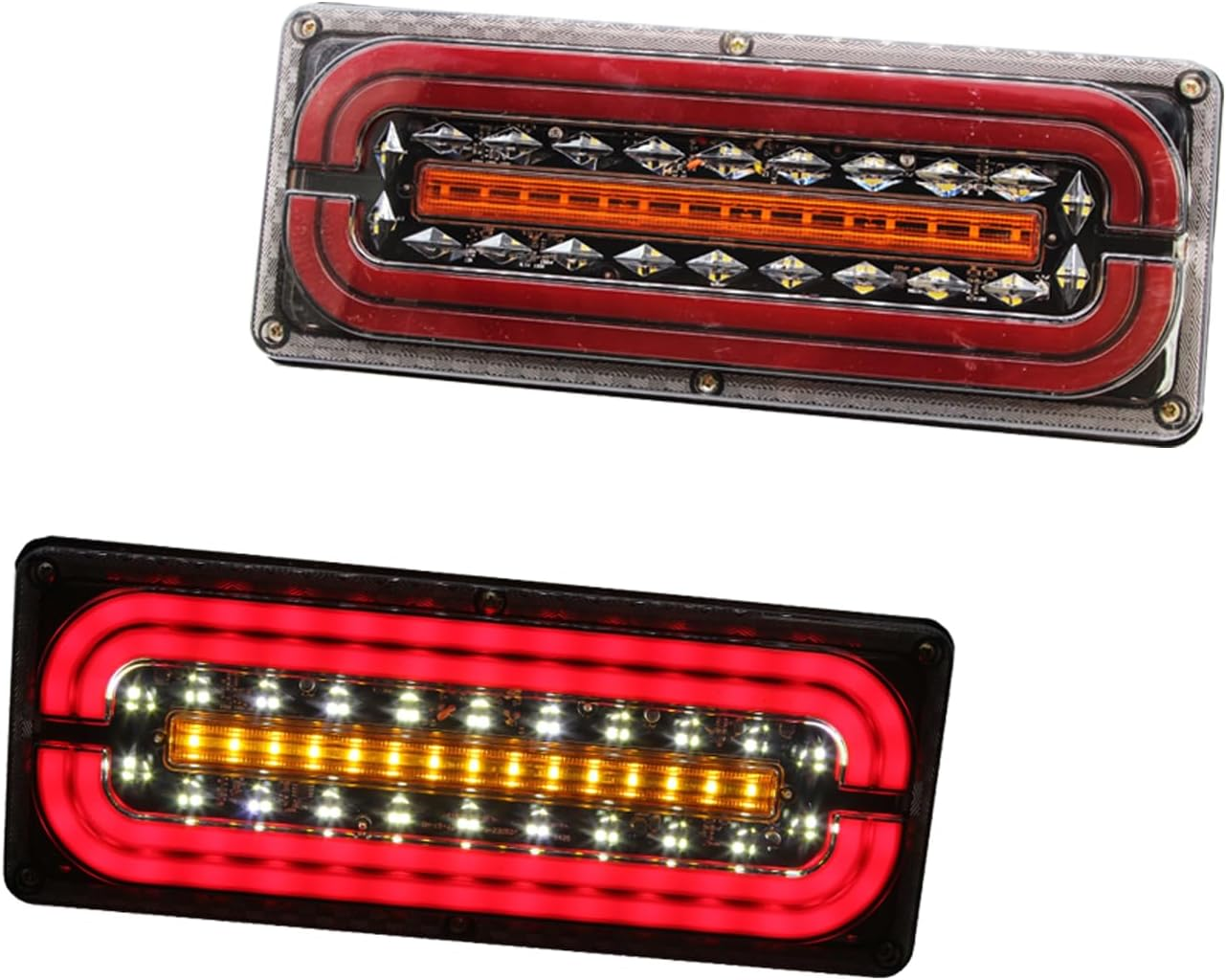 2X Sequential Indicator LED Tail Lights Trailer Ute Caravan Truck Stop 10-36V image number 5
