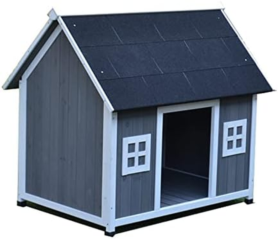 Pawhub Wooden Pet Dog Kennel Timber Awning House Cabin Wood Log Box 100X90 Cm